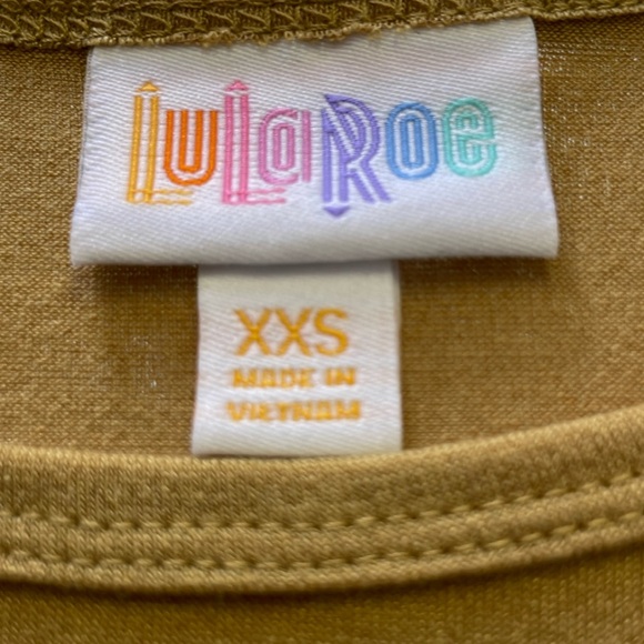 LLR Mustard Crepe Jersey Irma Tunic Top-0324 - Picture 11 of 11